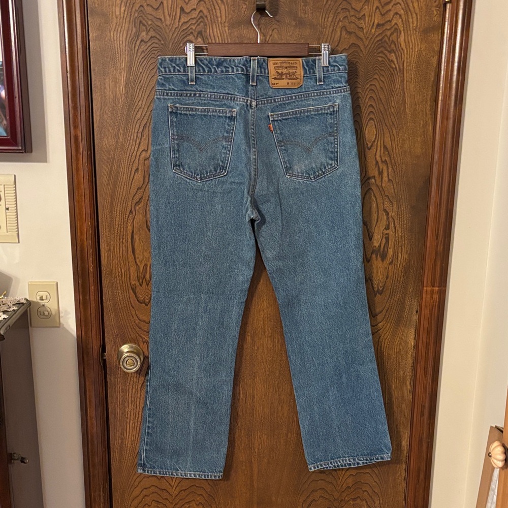 Signature by Levi Strauss Men's Straight Blue Jeans